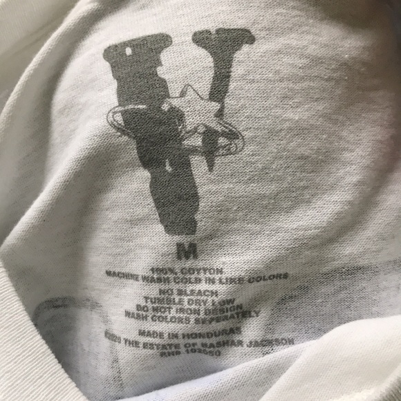 VLONE X Pop smoke the Woo white T-shirt - Picture 3 of 5